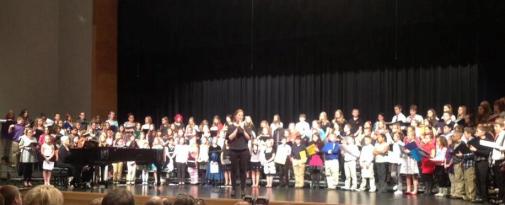 District Elementary Honors Choir Concert (Jan. 2015)